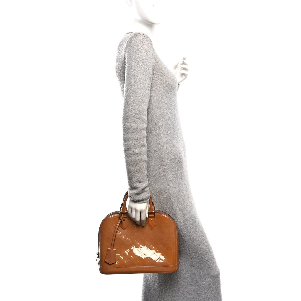 Louis Vuitton Vernis Alma PM Rose Velours