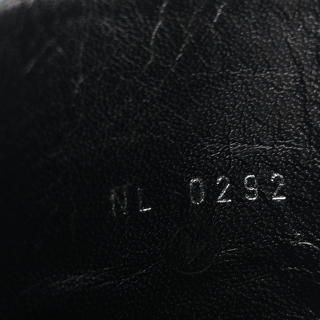 Louis Vuitton Soft Calfskin Monogram Afterglow Platform Ankle Boots 39 Black