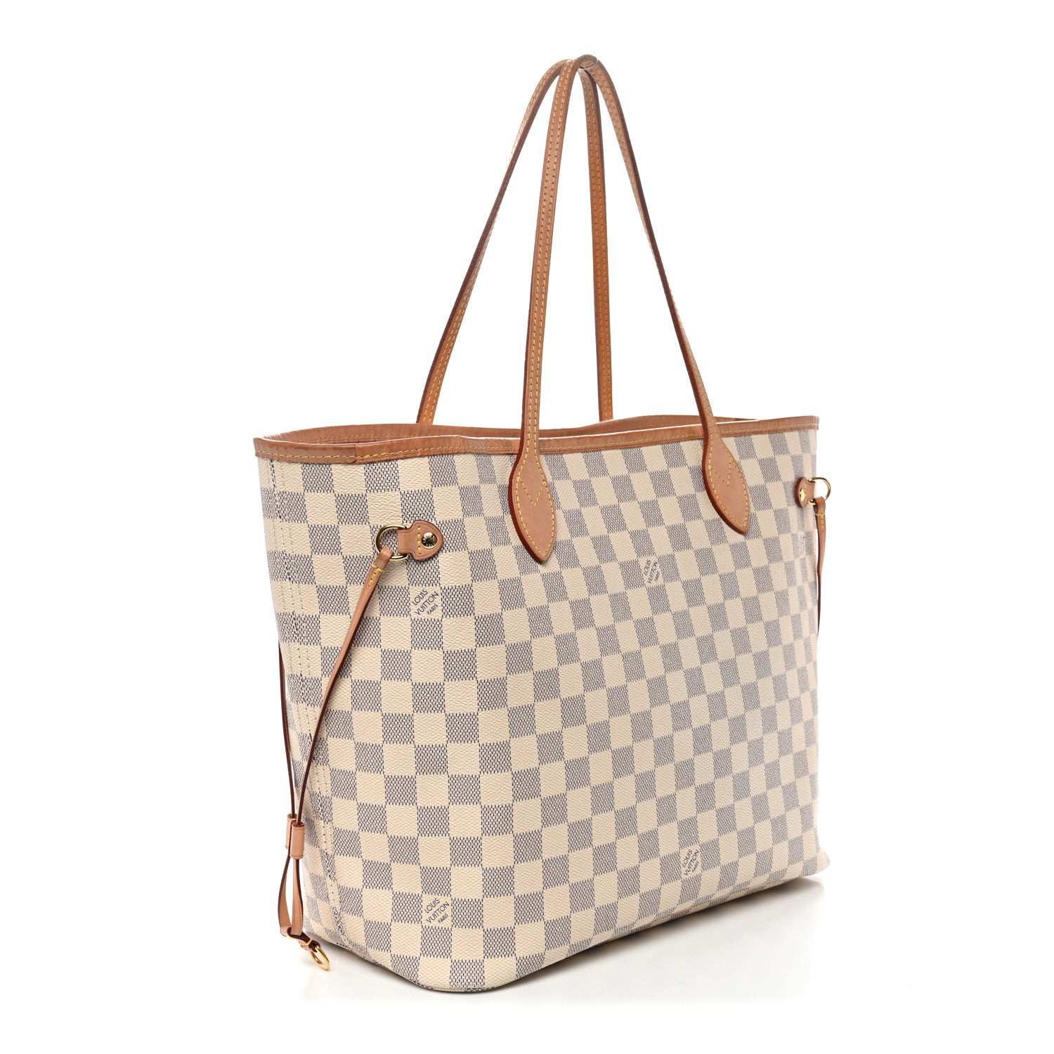 Louis Vuitton Damier Azur Neo Neverfull MM Rose Ballerine