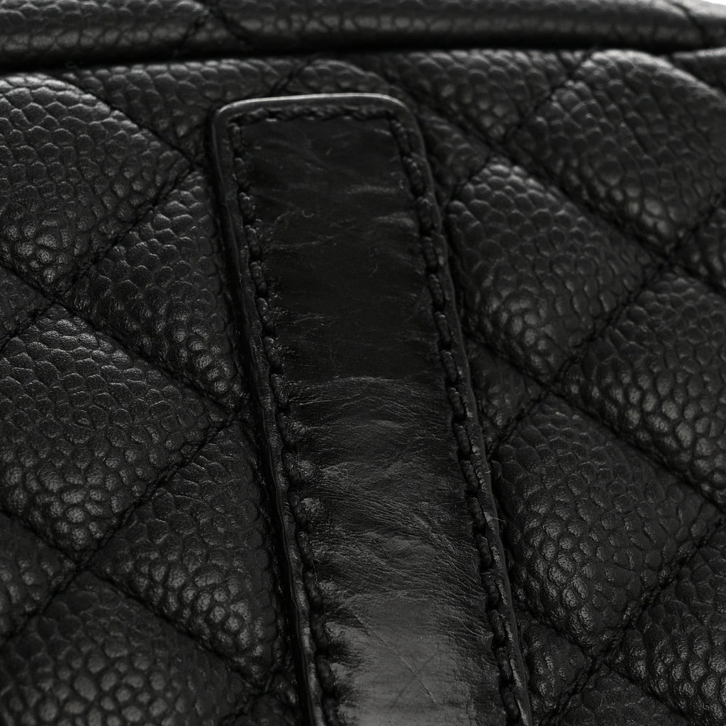 Chanel Caviar Quilted Coco Casual Flap Black