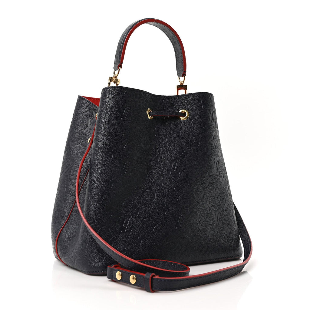 Louis Vuitton Empreinte Neonoe MM Marine Rouge
