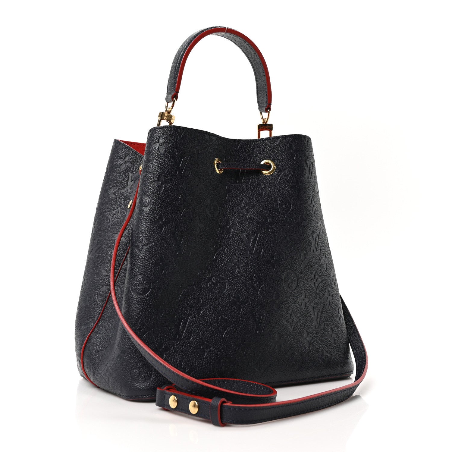 Louis Vuitton Empreinte Neonoe MM Marine Rouge