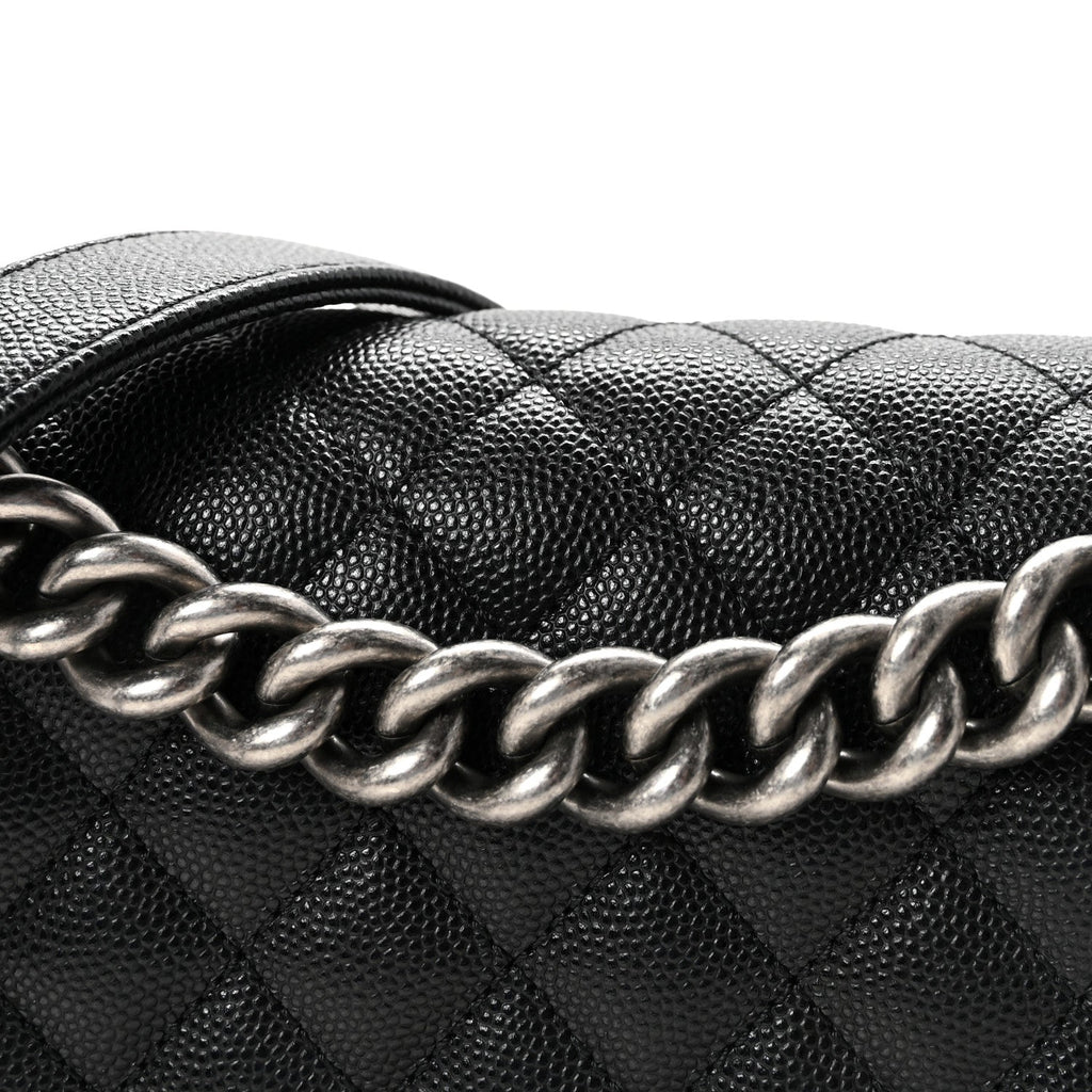 Chanel Caviar Quilted Small Boy Flap Black