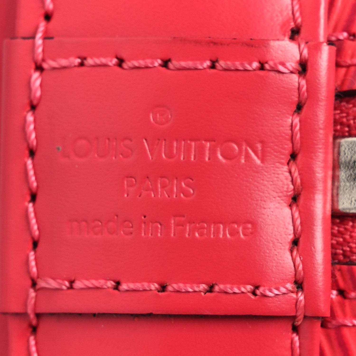 Louis Vuitton Epi Alma BB Grenade