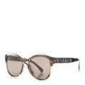 Acetate Pantos Logo Sunglasses 5458-A Brown