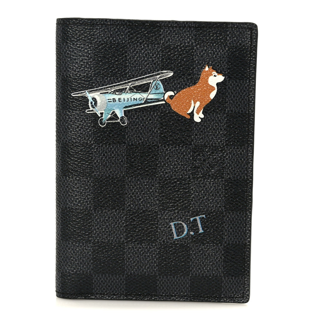 Louis Vuitton Damier Graphite My LV World Tour Passport Cover