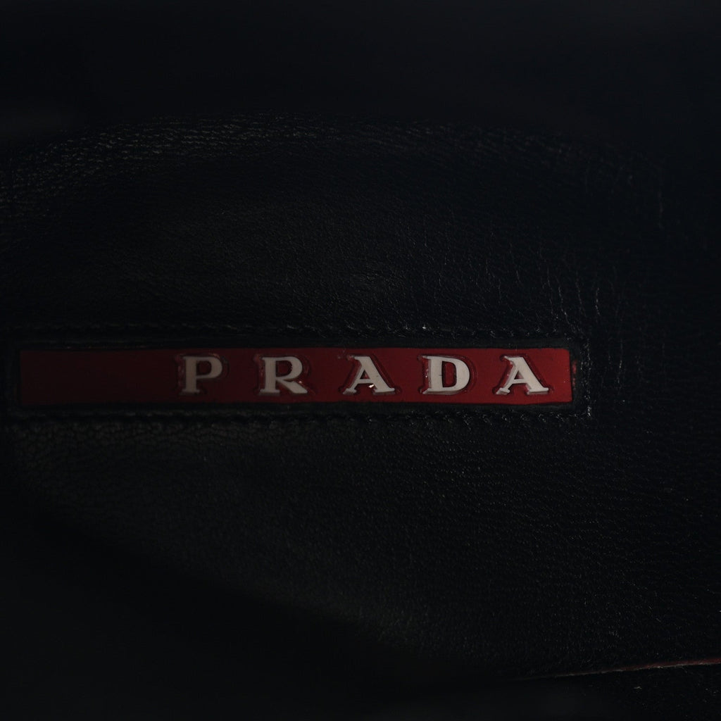Prada Scamosciato Zip Boots 40 Black