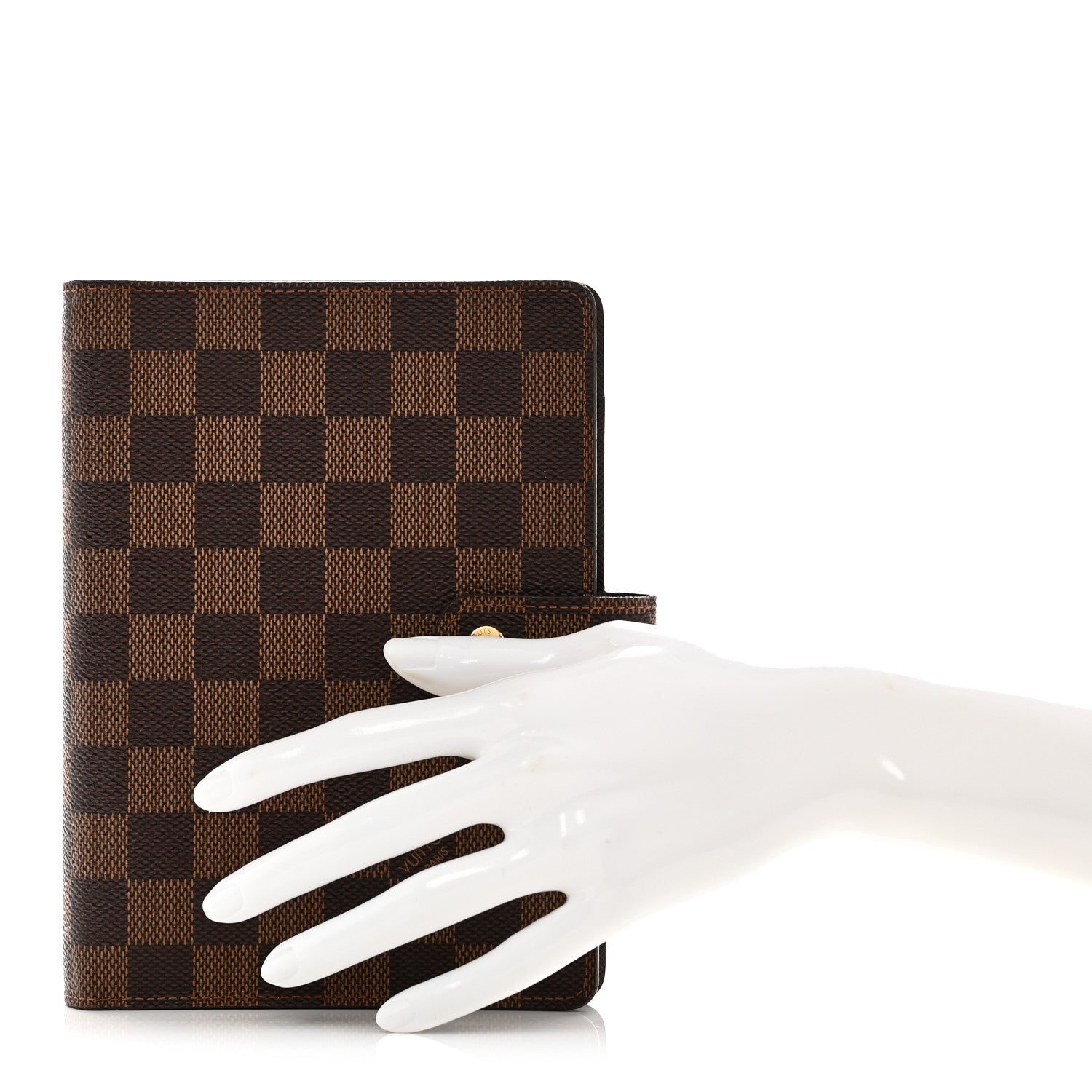 Louis Vuitton Damier Ebene Medium Ring Agenda Cover