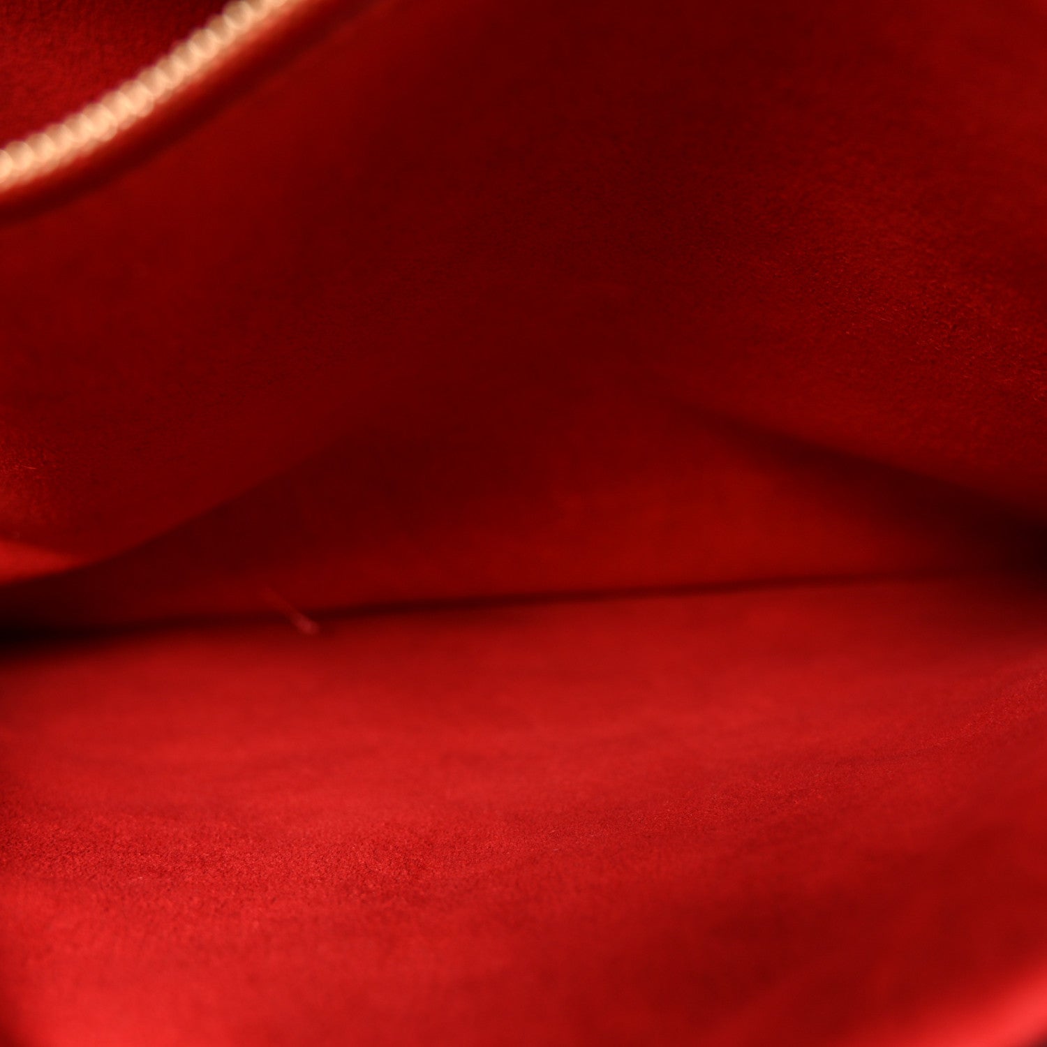 Louis Vuitton Patent Embossed Monogram Lambskin Coussin MM Black Red