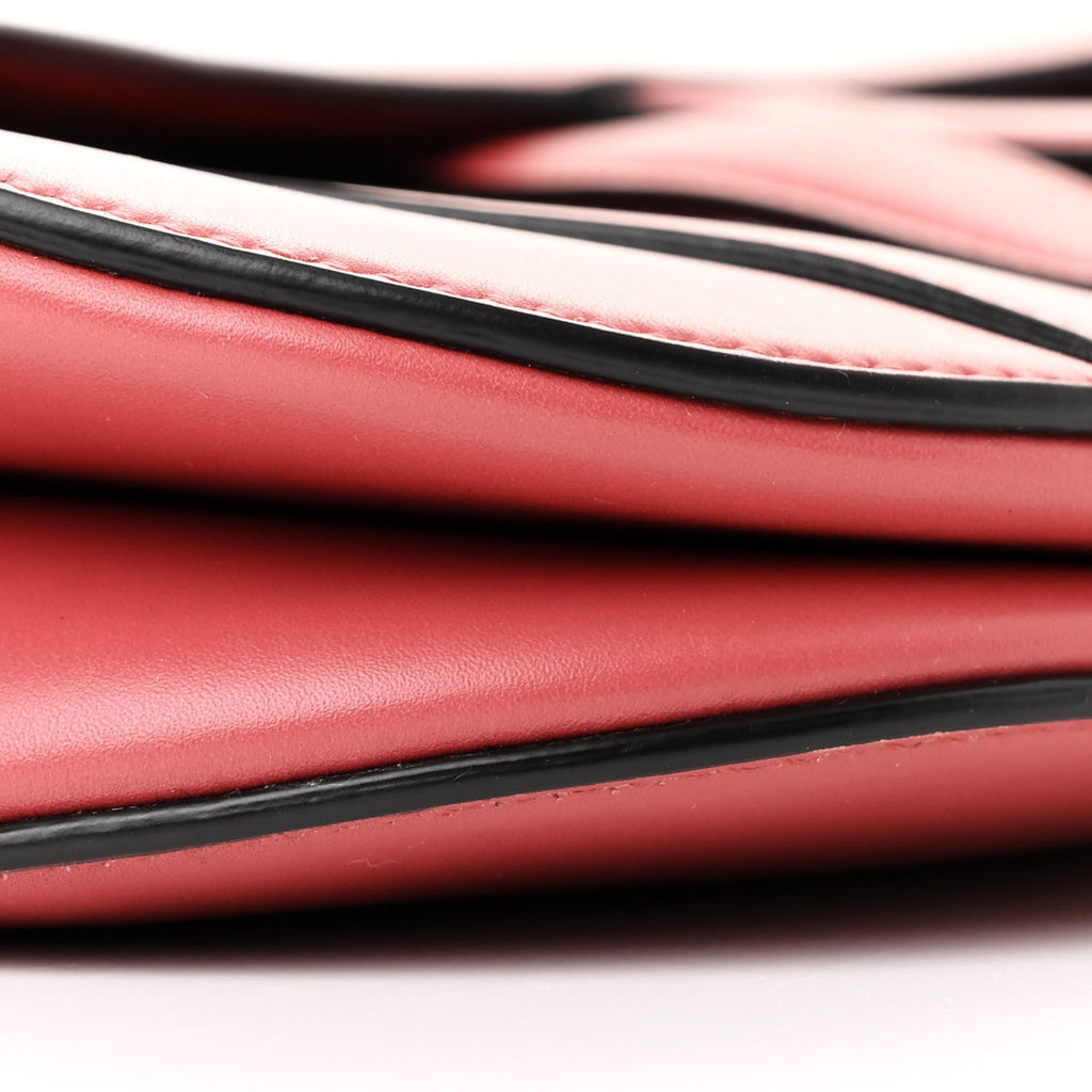 Christian Dior Calfskin Saddle Bag Pink