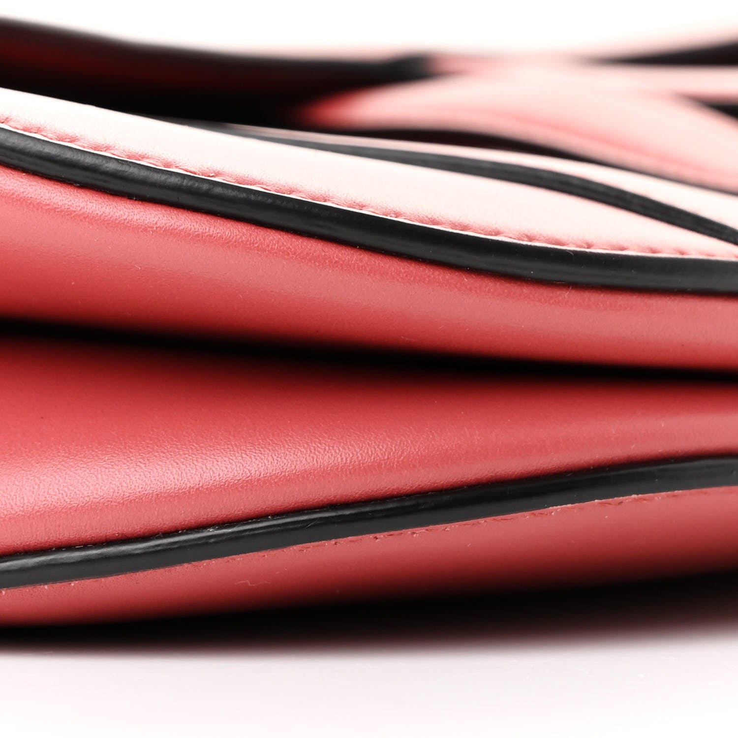 Christian Dior Calfskin Saddle Bag Pink