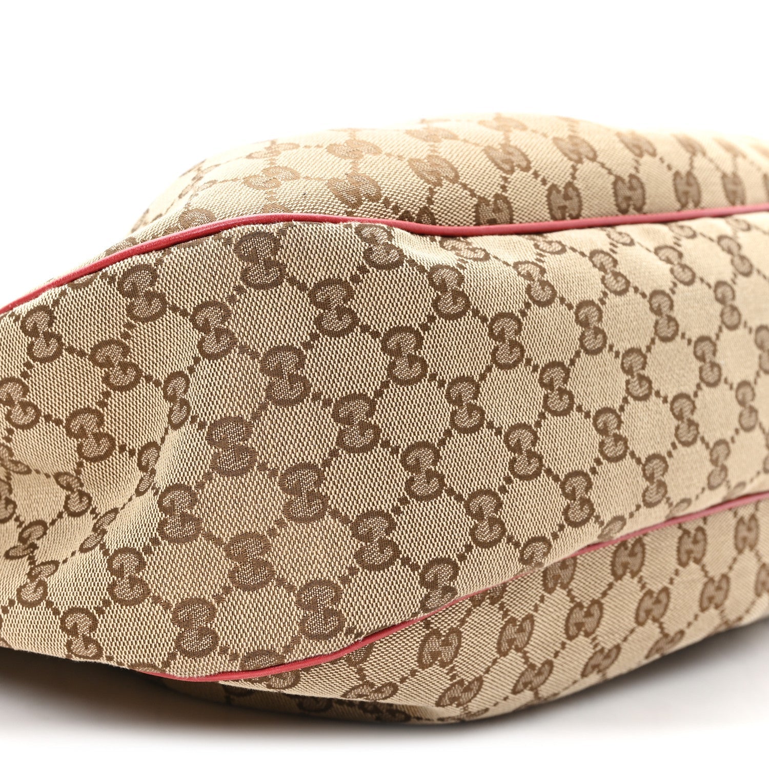 Gucci Monogram Medium Sukey Hobo Red