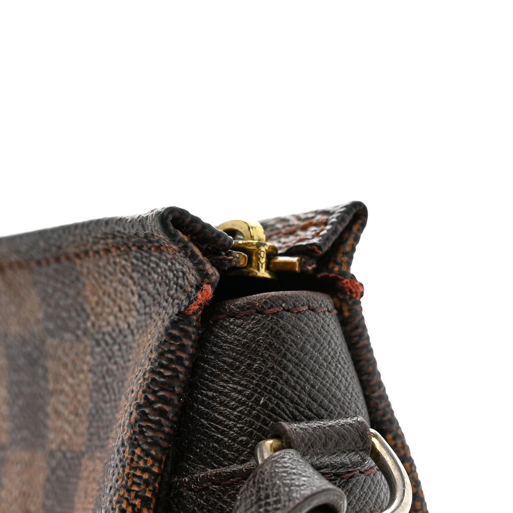 Louis Vuitton Damier Ebene Trousse Make Up Bag Pochette