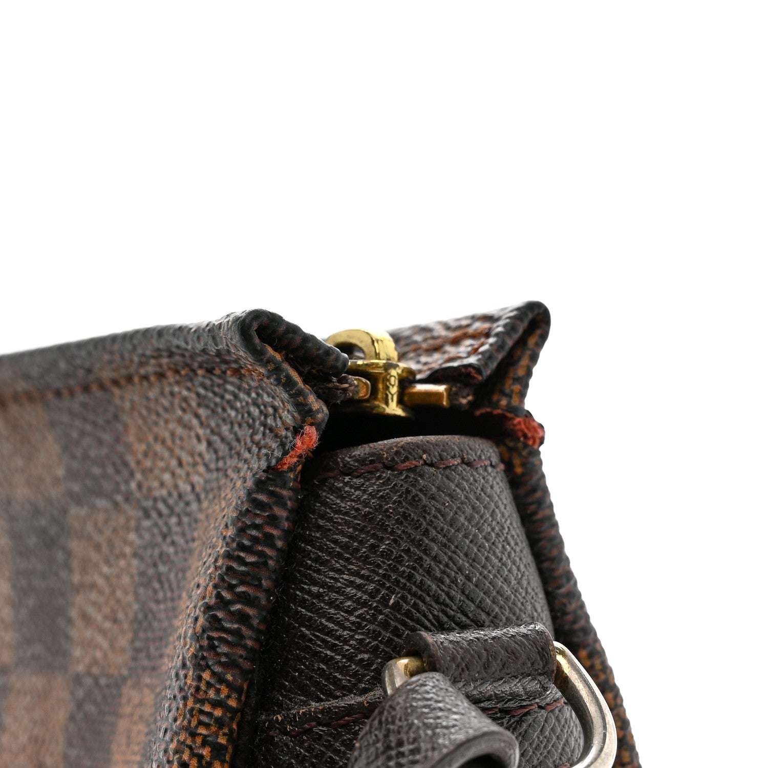 Louis Vuitton Damier Ebene Trousse Make Up Bag Pochette