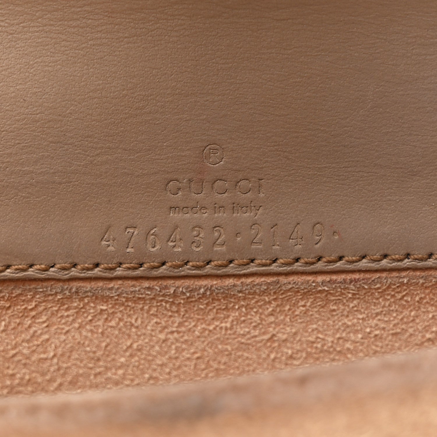 Gucci GG Supreme Monogram Super Mini Dionysus Shoulder Bag Taupe