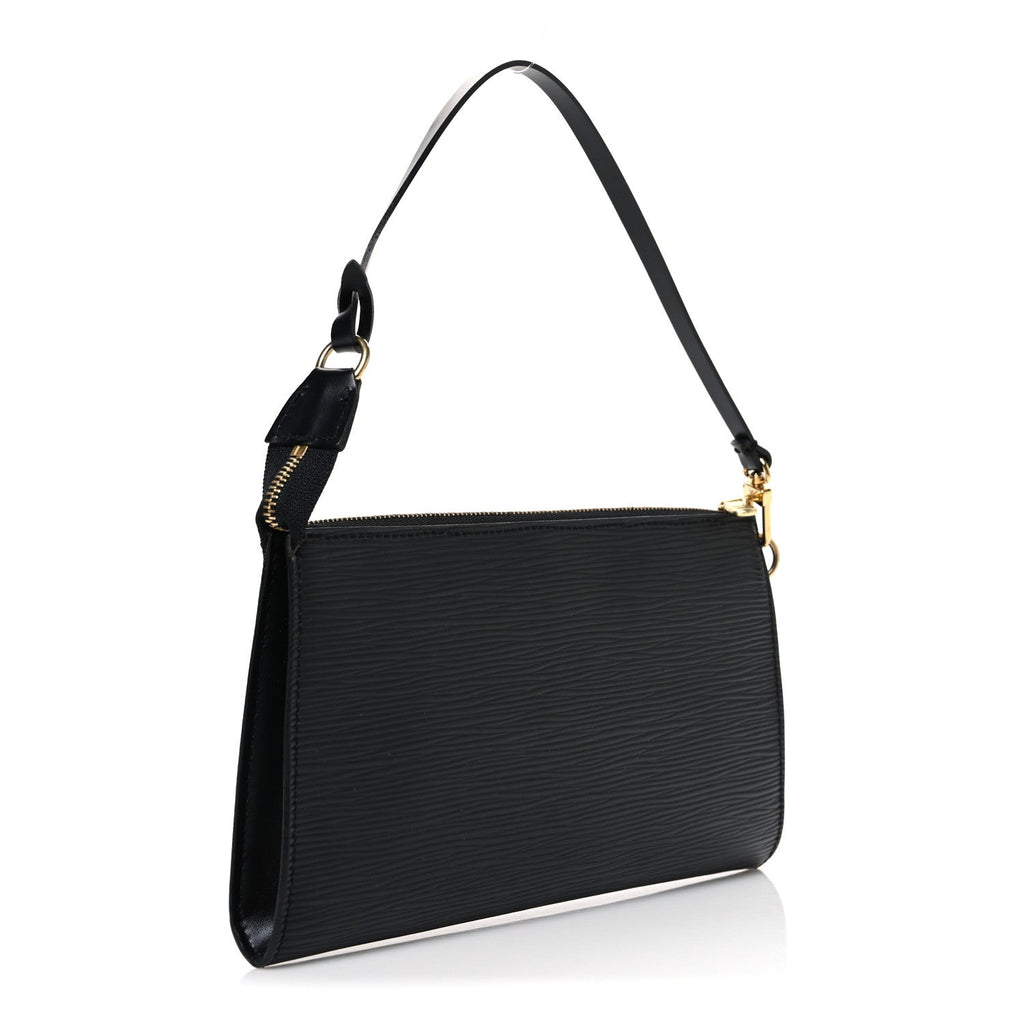 Louis Vuitton Epi Pochette Accessories 24 Black