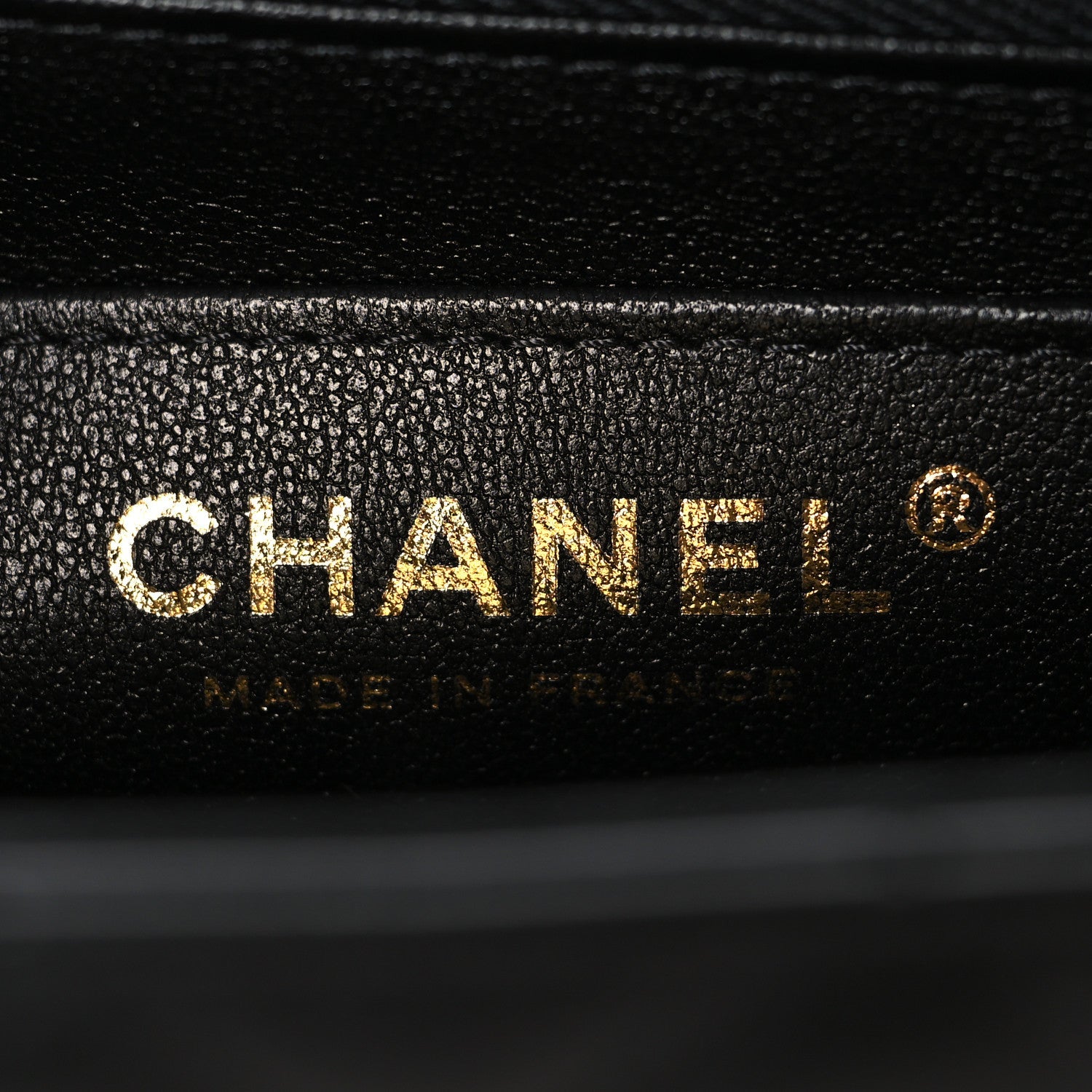 Chanel Lambskin Quilted Mini Rectangular Flap Black