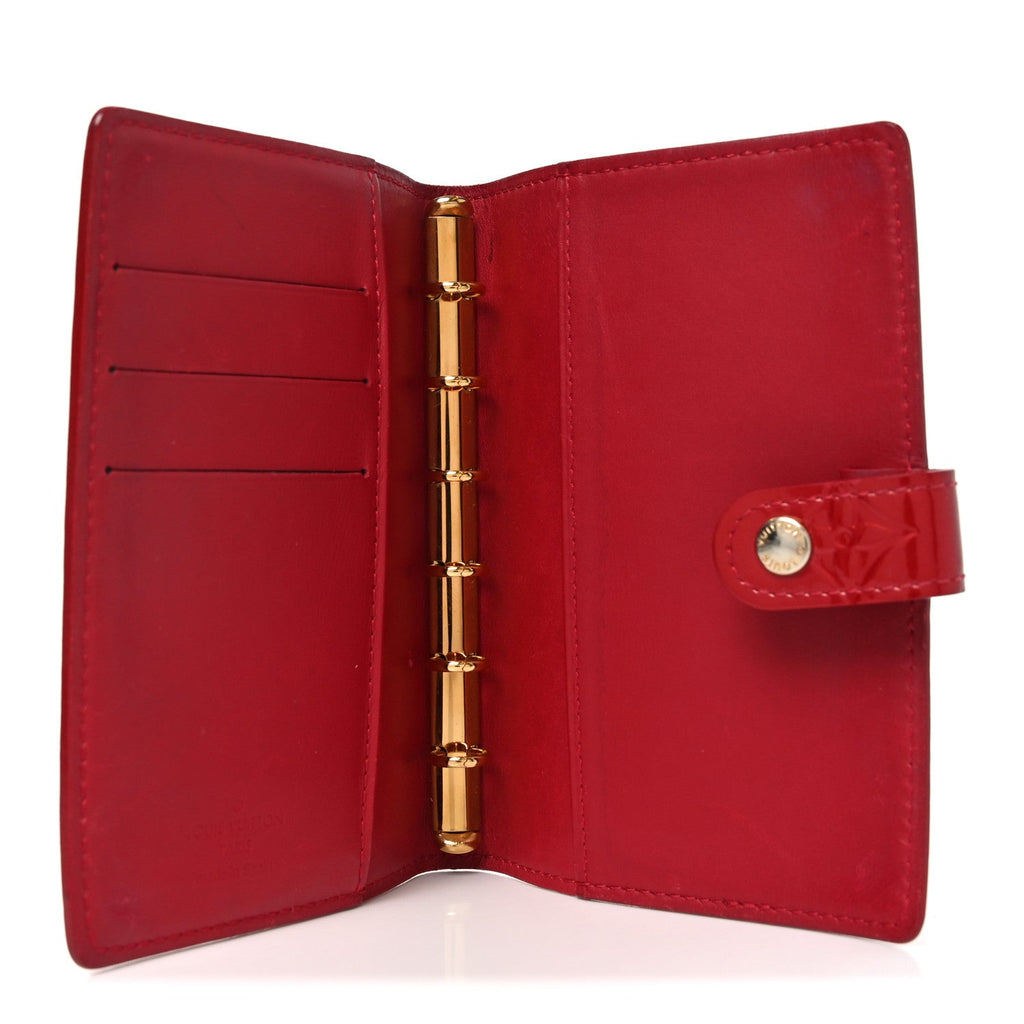 Louis Vuitton Vernis Small Ring Agenda Cover Pomme D'Amour