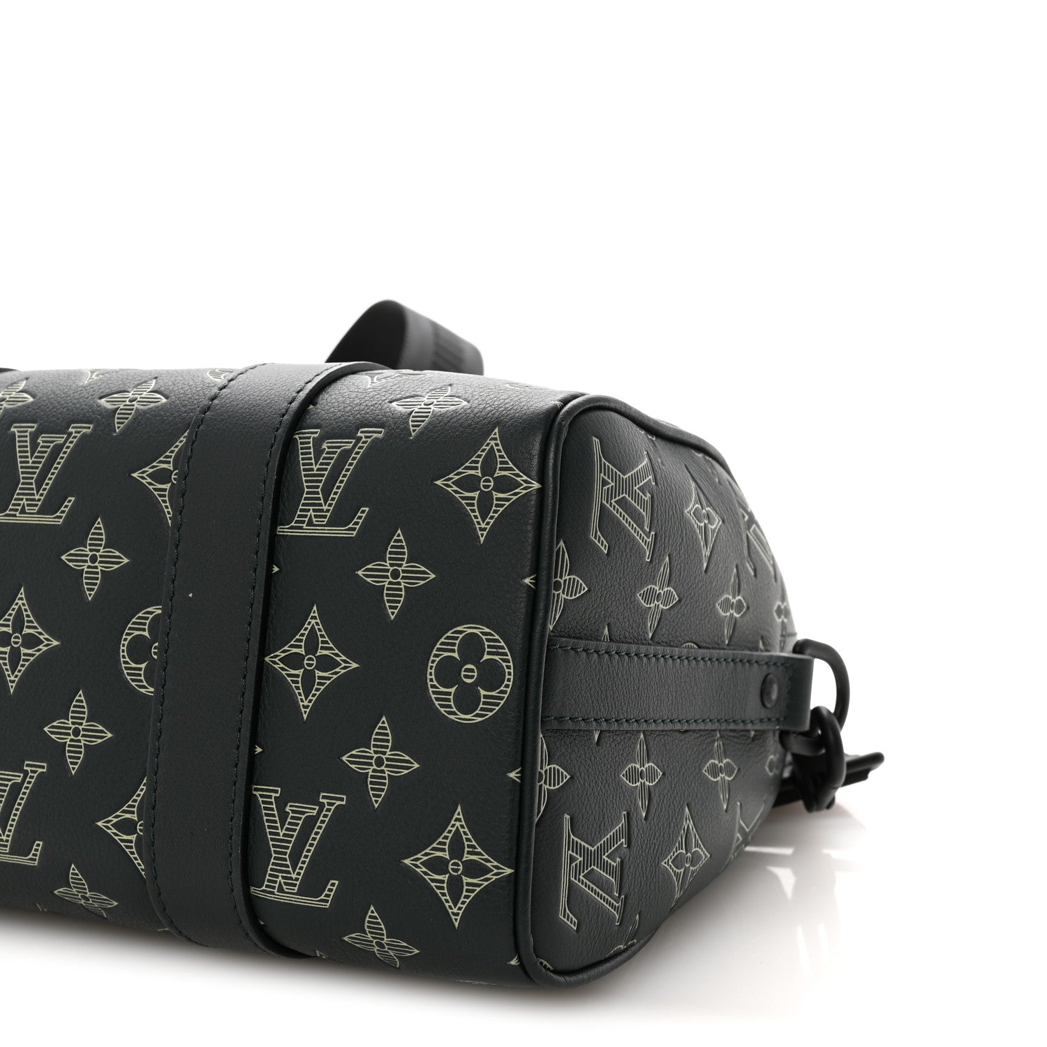 Louis Vuitton Monogram Shadow City Keepall Forest Green