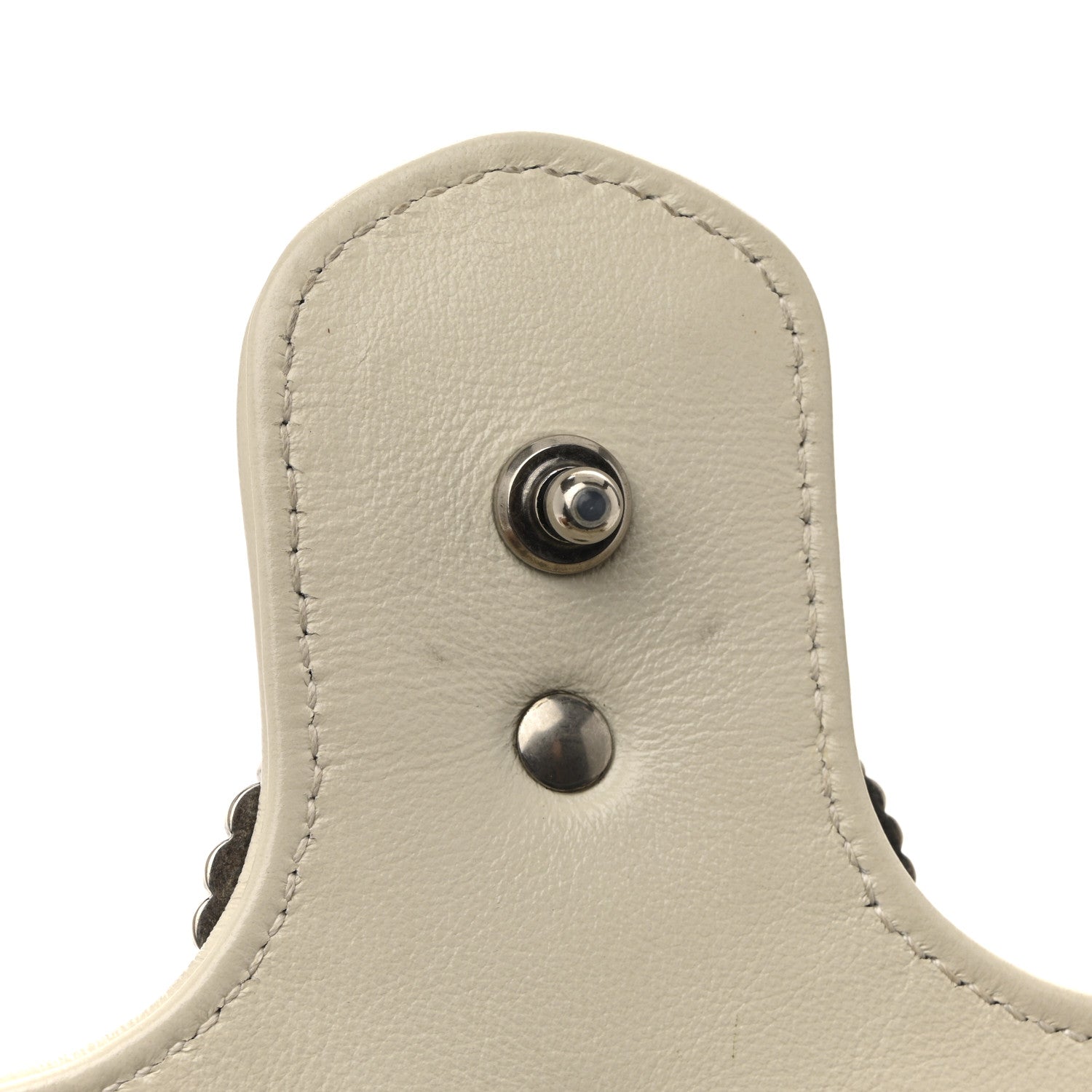 Gucci Vintage Effect Calfskin Matelasse Diagonal Small Torchon GG Marmont Shoulder Bag Blue Agata Mystic White