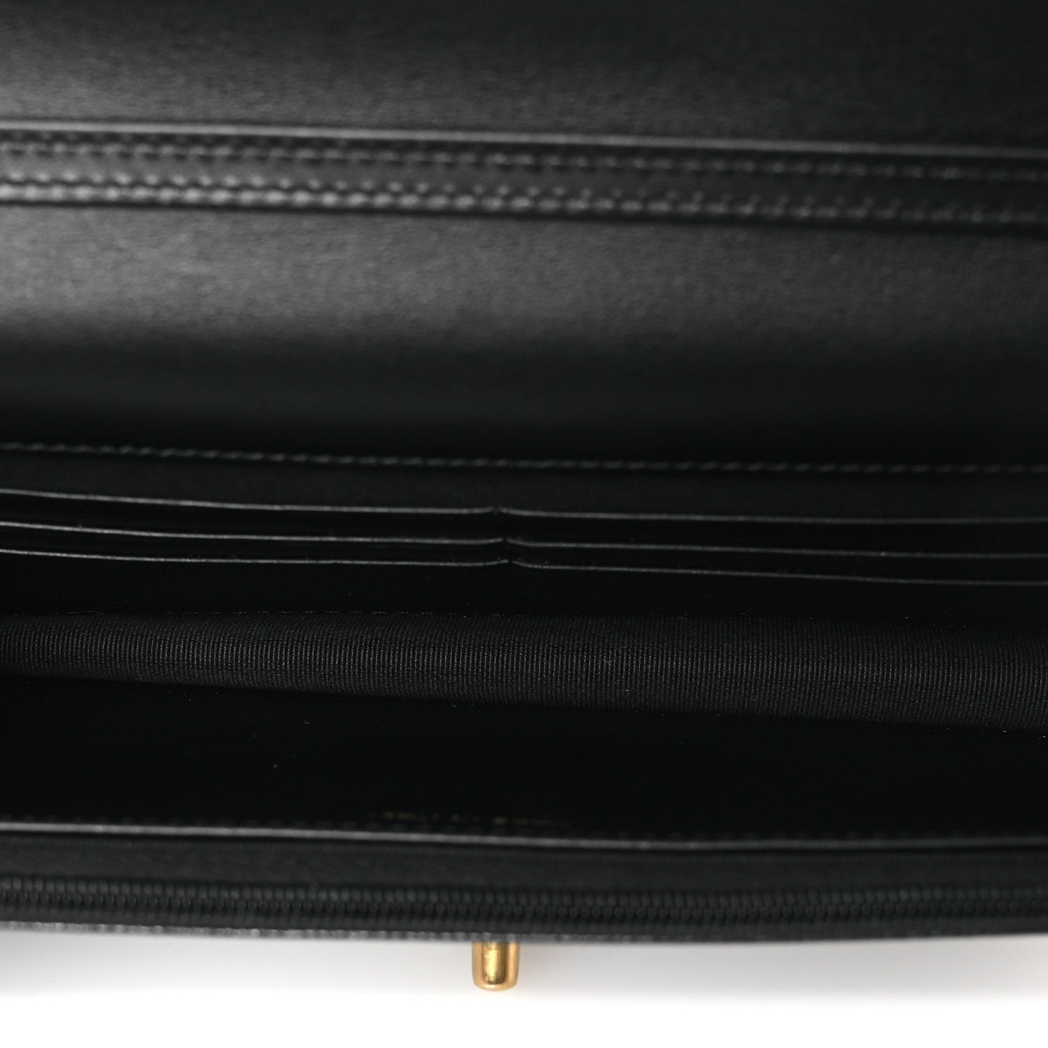 Chanel Pearly Caviar Quilted Fit For You Wallet On Chain WOC Black