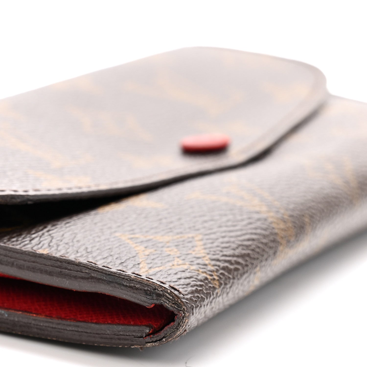 Louis Vuitton Monogram Emilie Wallet Rouge