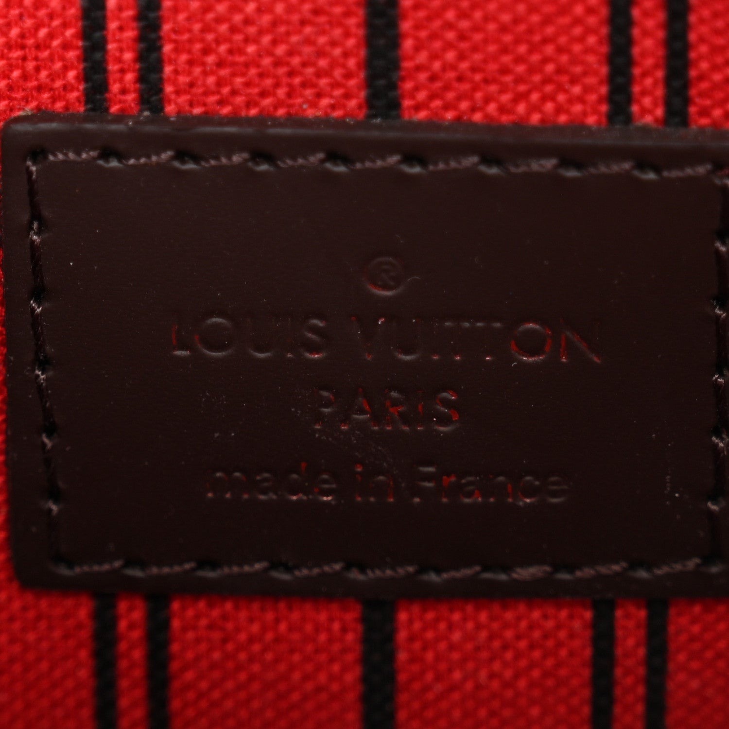 Louis Vuitton Damier Ebene Neverfull PM Pochette