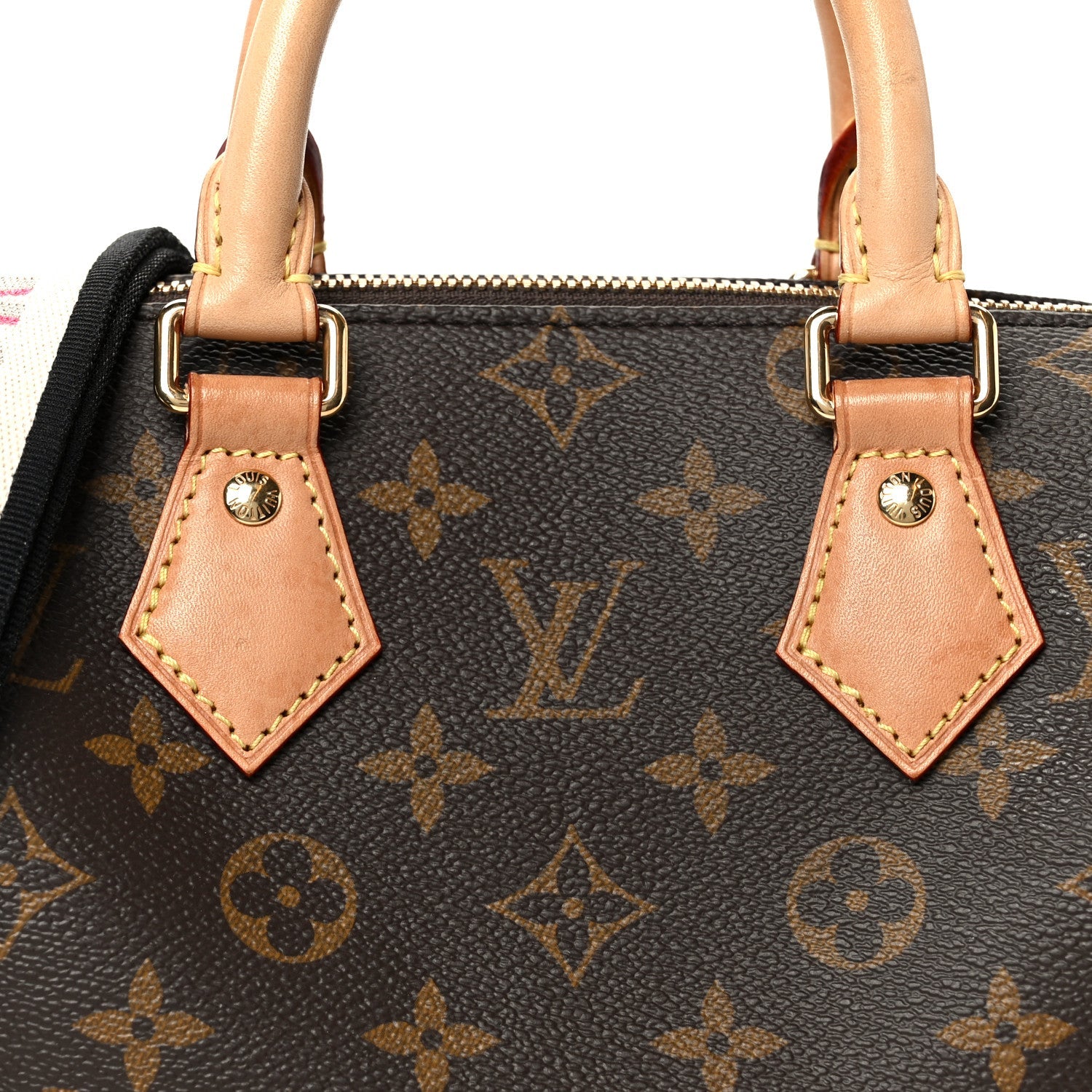 Louis Vuitton Monogram Speedy Bandouliere 20 Black