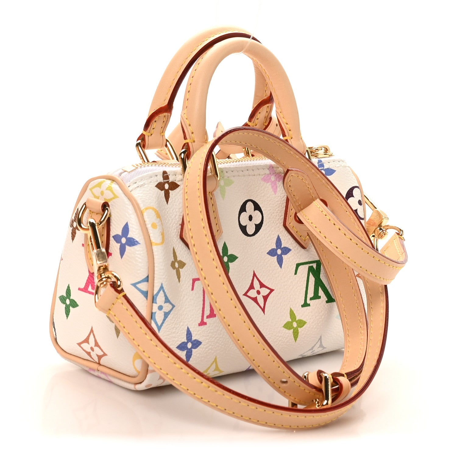 Louis Vuitton LV X TM Monogram Multicolor Nano Speedy White
