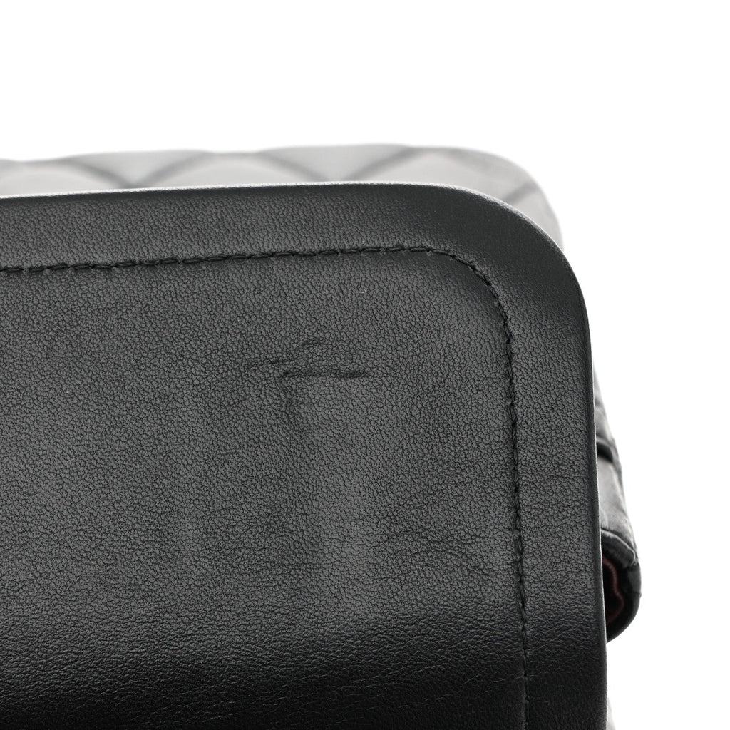 Chanel Lambskin Quilted Medium Double Flap Black
