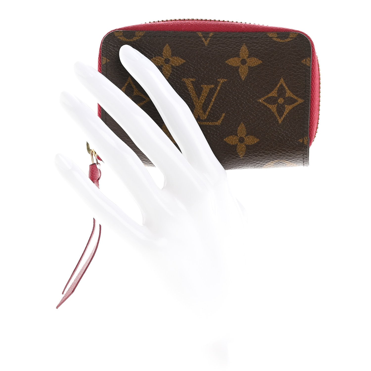 Louis Vuitton Monogram Zippy Multicartes Fuchsia