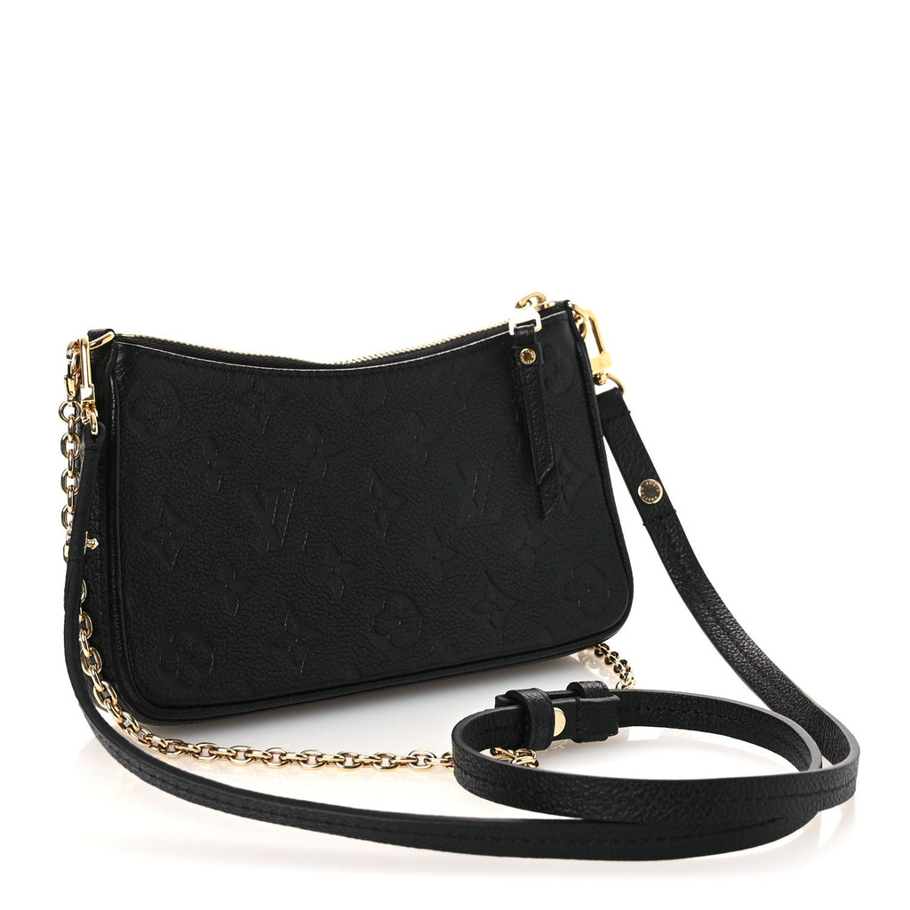 Louis Vuitton Empreinte Easy Pouch On Strap Black