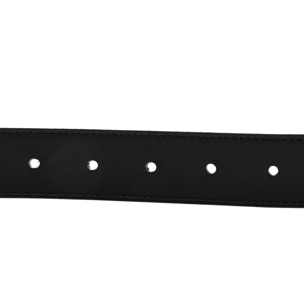 Gucci Calfskin Double G 80 32 Belt Black