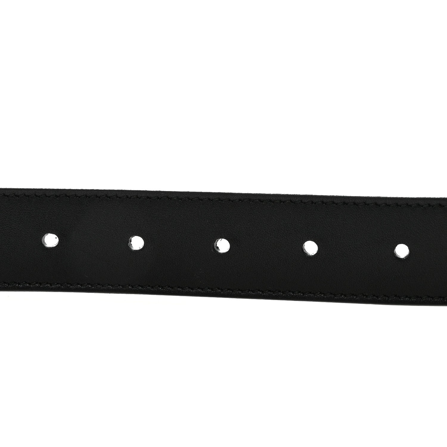 Gucci Calfskin Double G 80 32 Belt Black