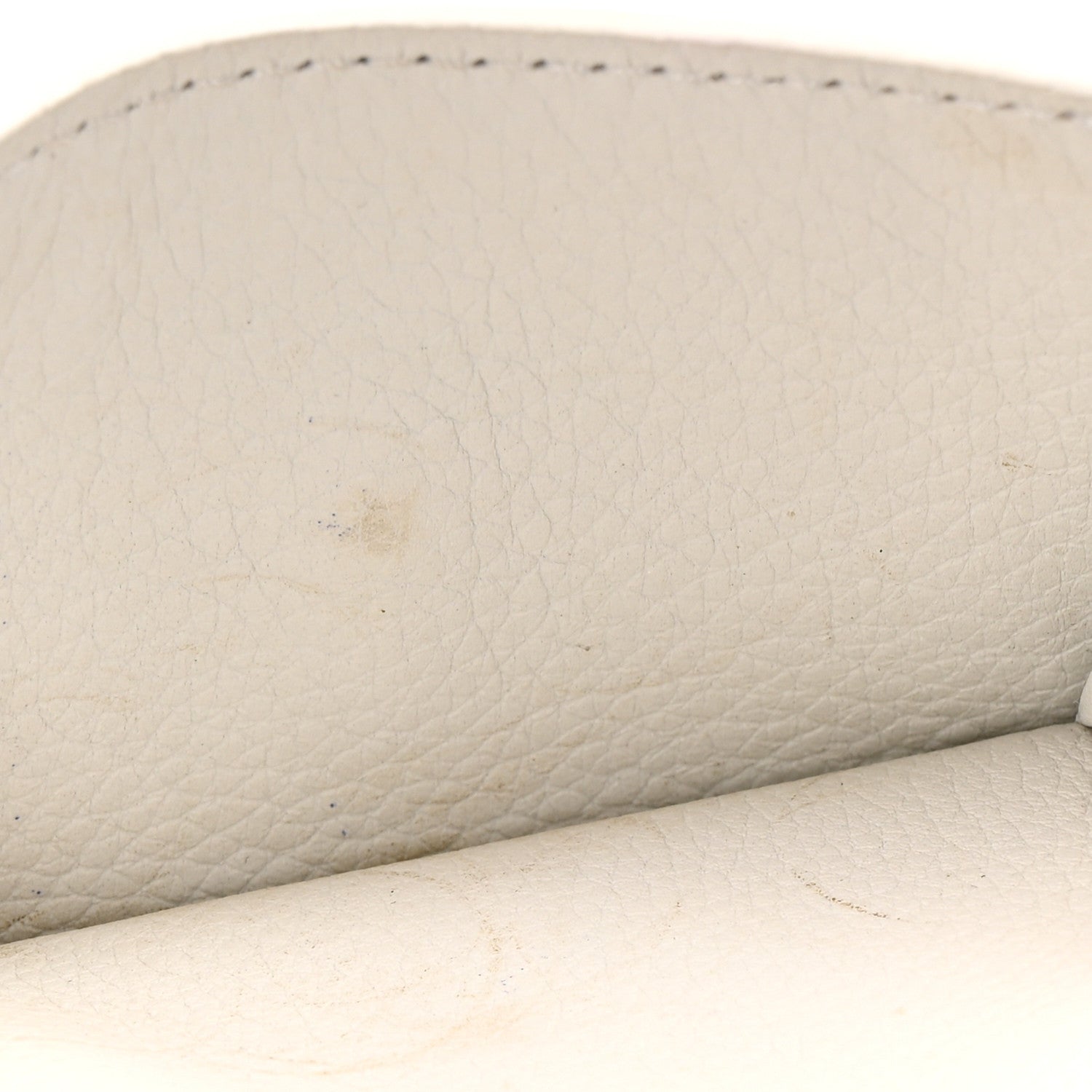 Louis Vuitton Calfskin Lockmini Wallet White