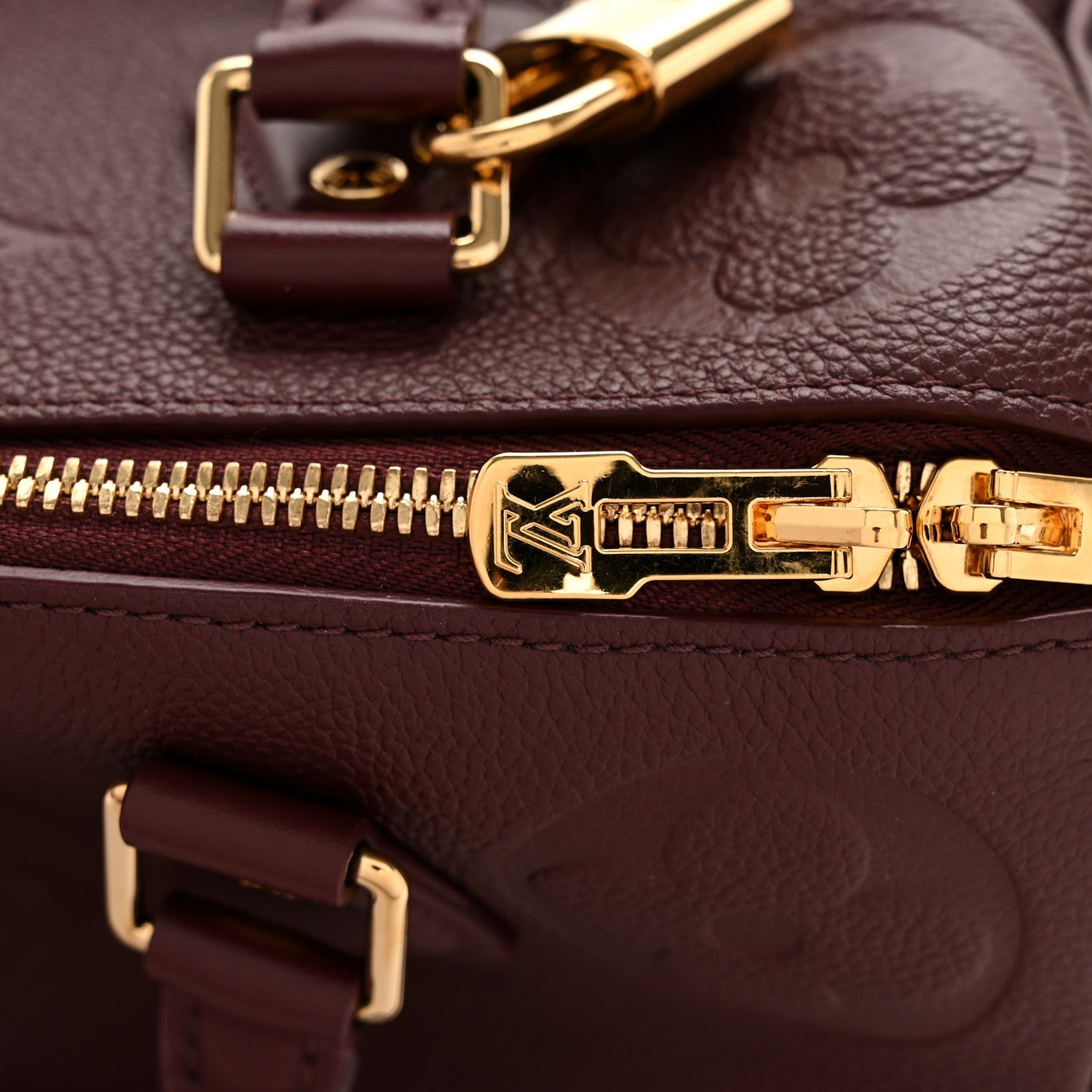 Louis Vuitton Empreinte Monogram Giant Speedy Bandouliere 25 Wine