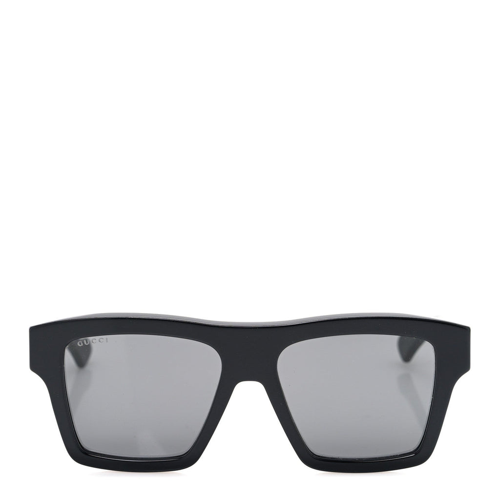 Gucci Acetate Rectangle Sunglasses GG0962S Black Khaki
