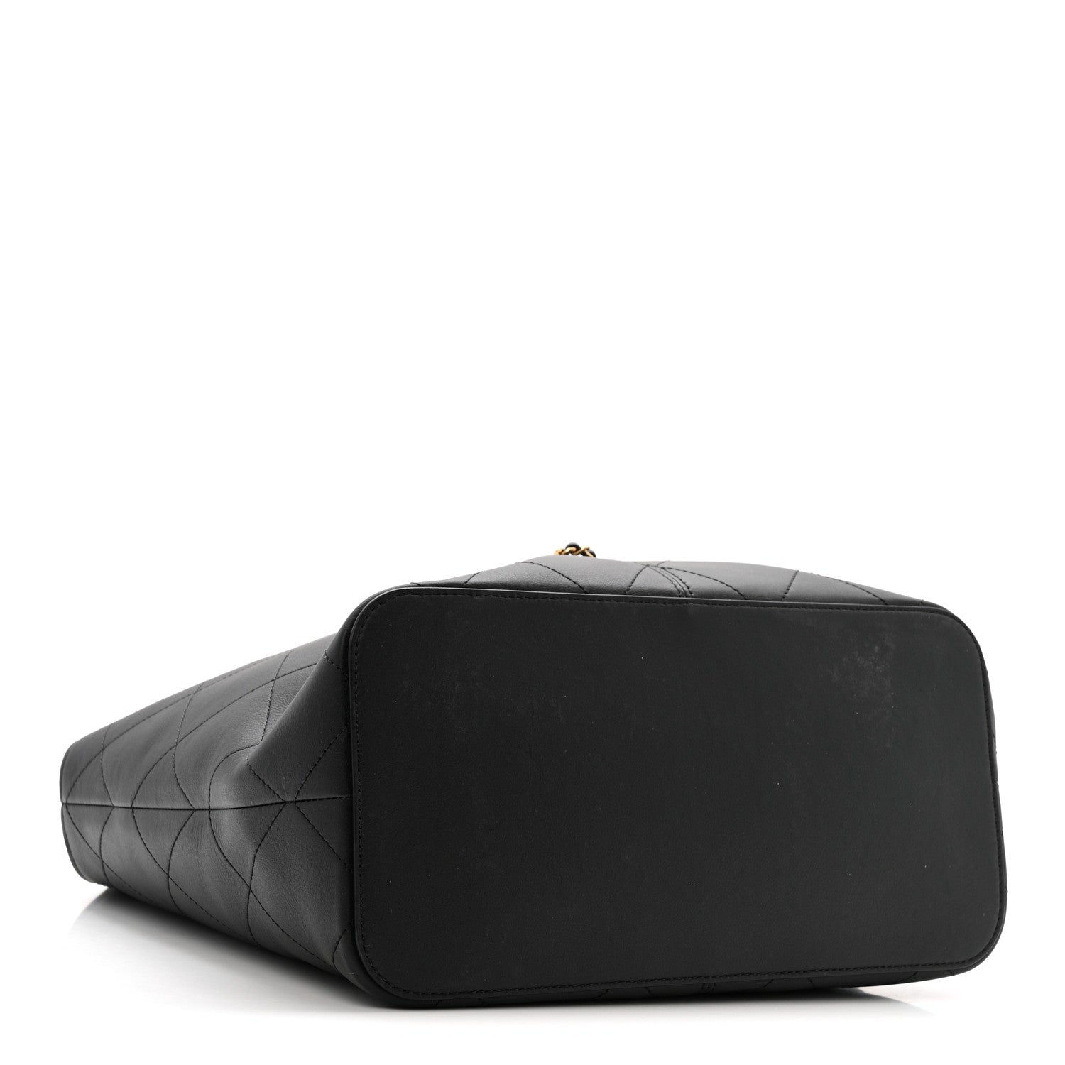 Chanel Calfskin Quilted Large Shopping Bag Black