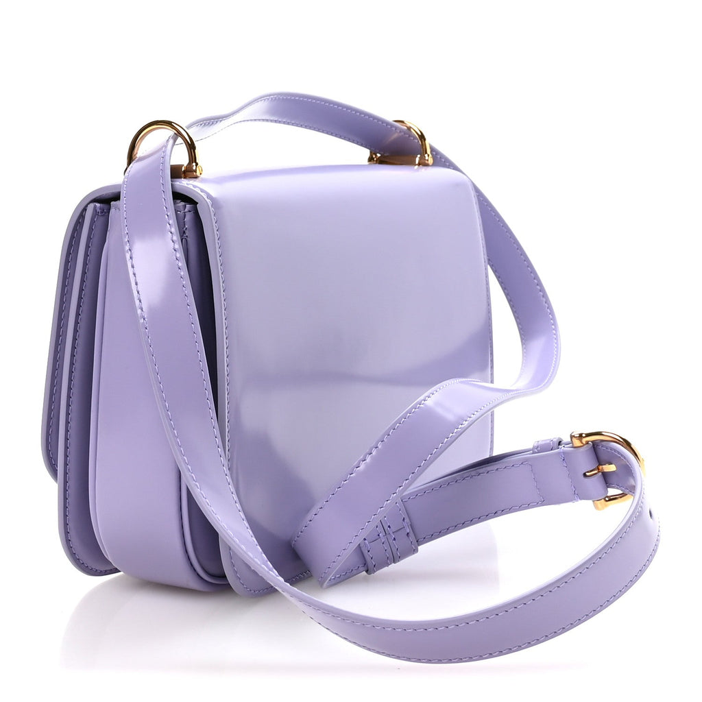 Gucci Patent Siena Small Shoulder Bag Lapis