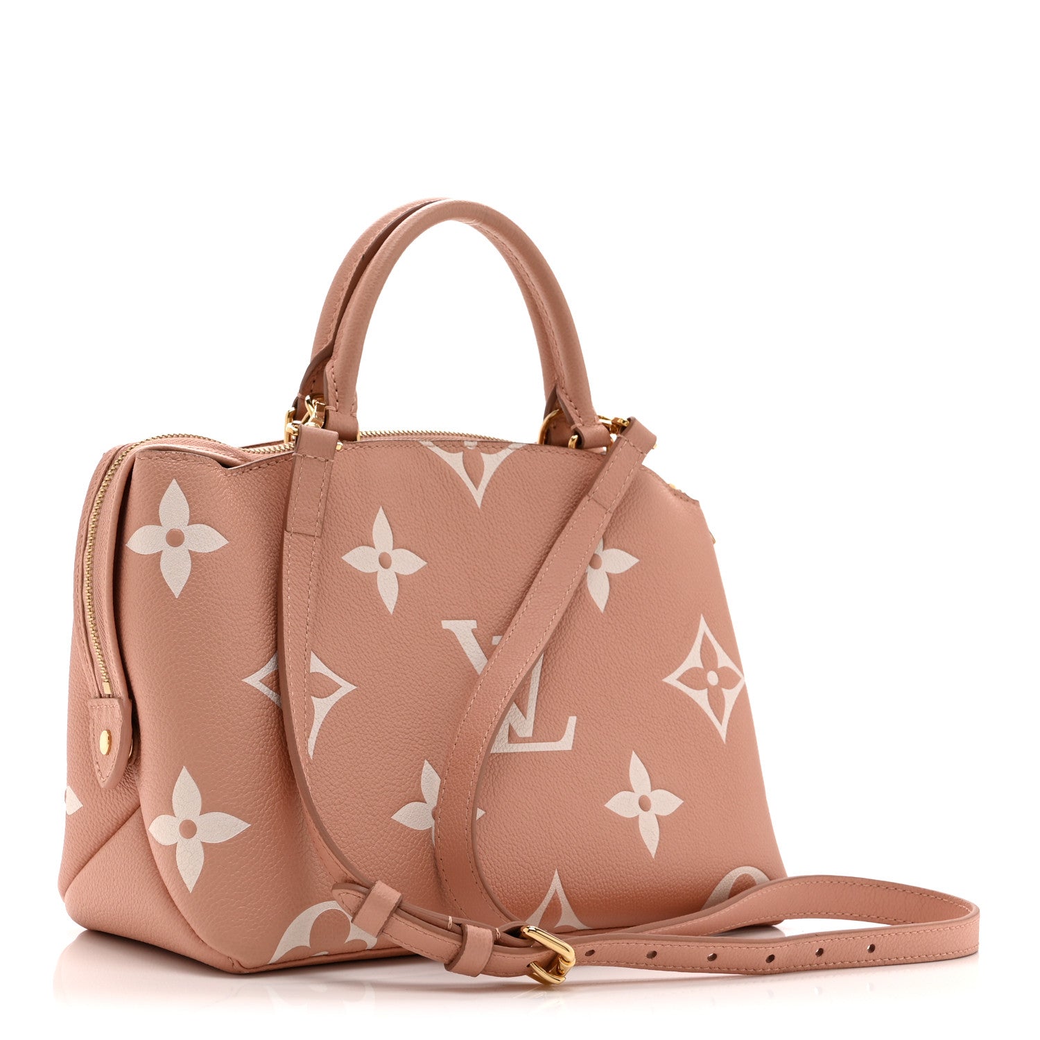 Louis Vuitton Empreinte Monogram Giant Petit Palais Rose Trianon Creme