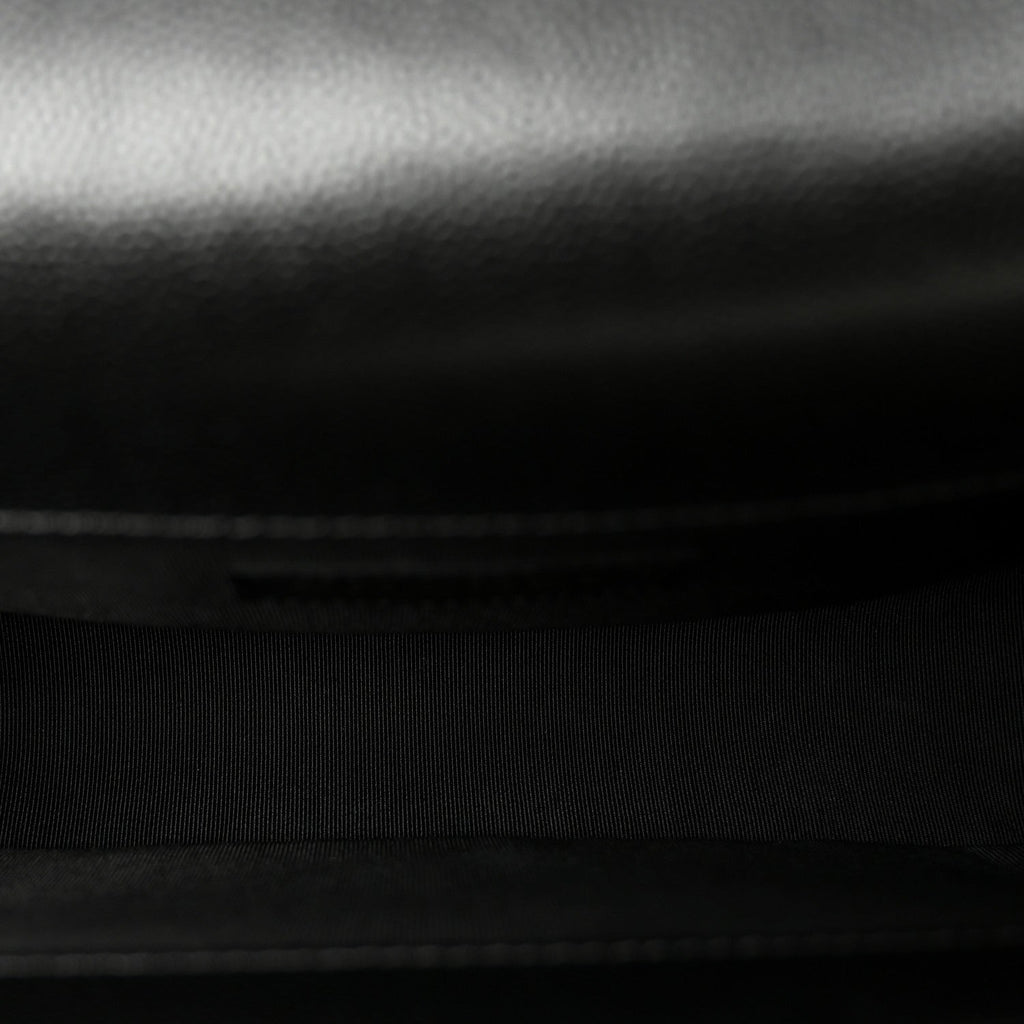Chanel Caviar Quilted Medium Boy Flap Black