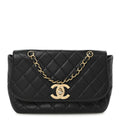 Chanel Caviar Quilted Jumbo Single Flap Black
