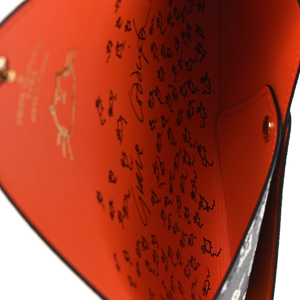 Louis Vuitton Catogram Medium Kirigami Pochette Black