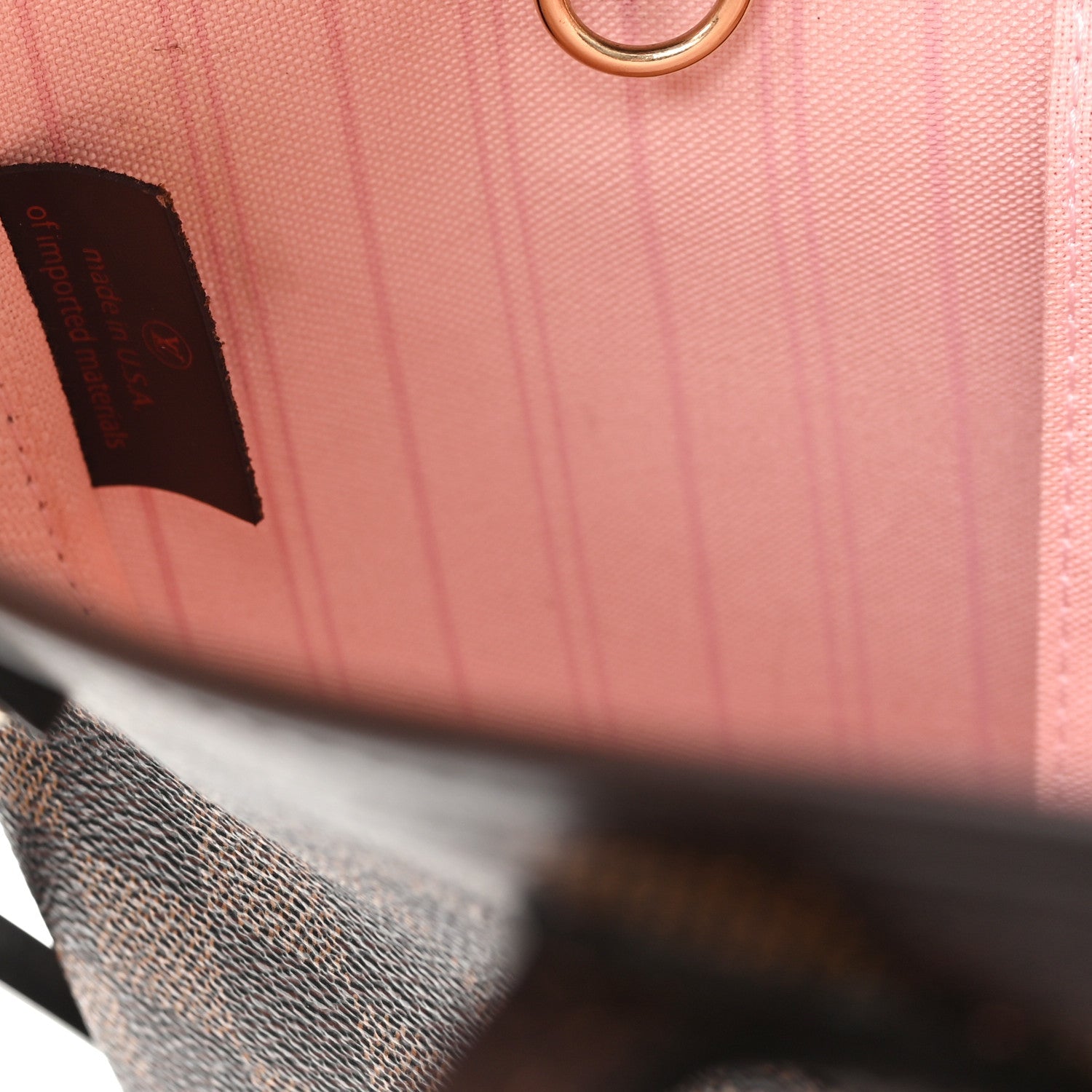 Louis Vuitton Damier Ebene Neo Neverfull MM Rose Ballerine