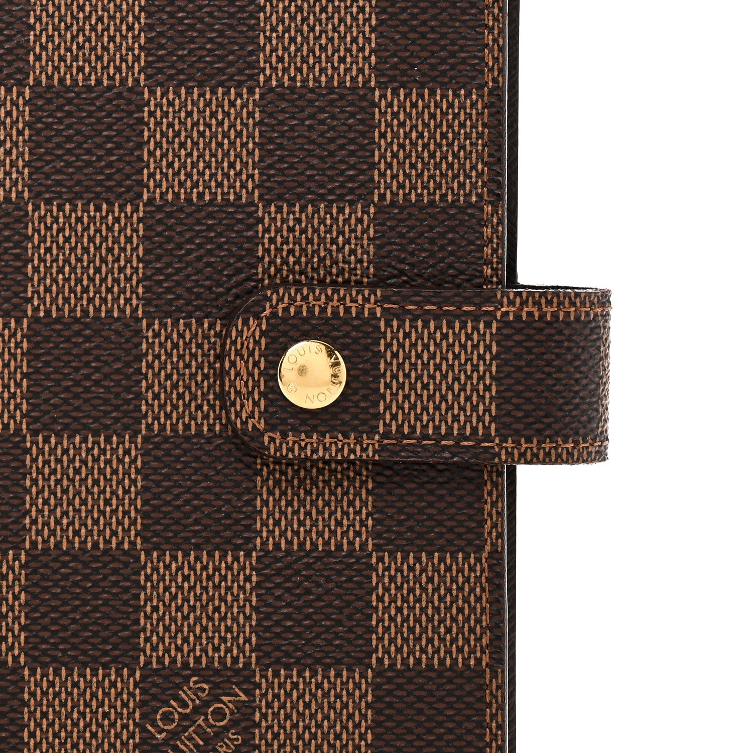 Louis Vuitton Damier Ebene Medium Ring Agenda Cover