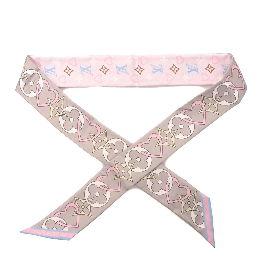 Louis Vuitton Silk My True LV BB Bandeau Rose Clair