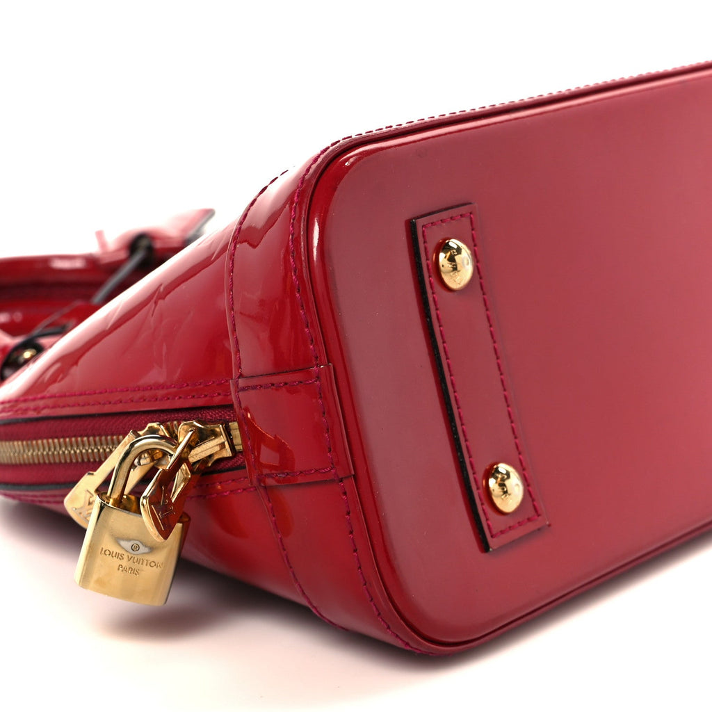 Louis Vuitton Vernis Alma BB Rose Indien