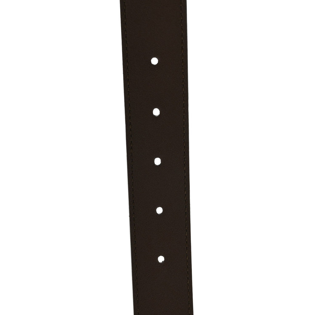 Gucci GG Supreme Monogram Textured Dollar Calfskin Blondie 30mm Belt 95 38 Beige Ebony New Acero