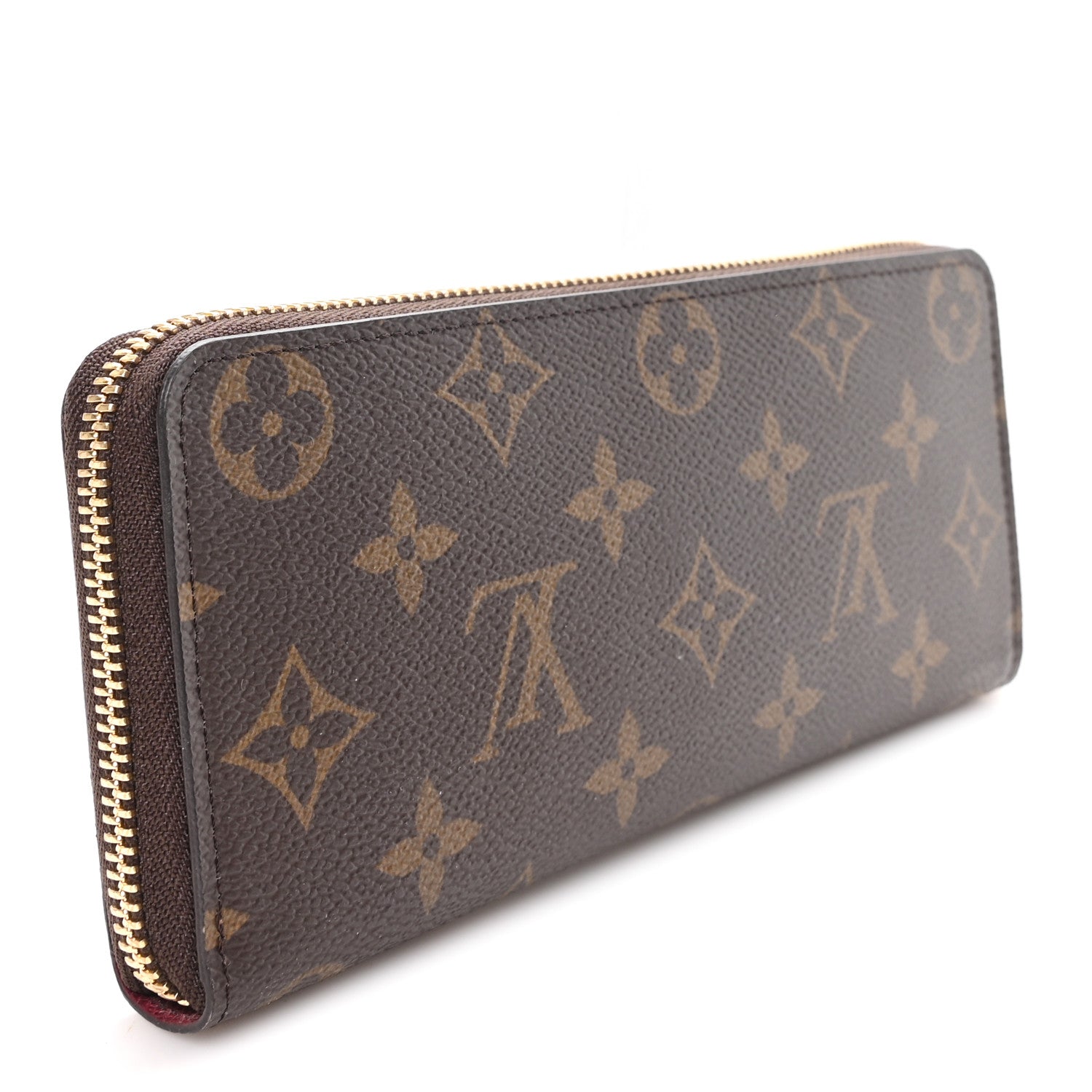 Louis Vuitton Monogram Clemence Wallet Fuchsia