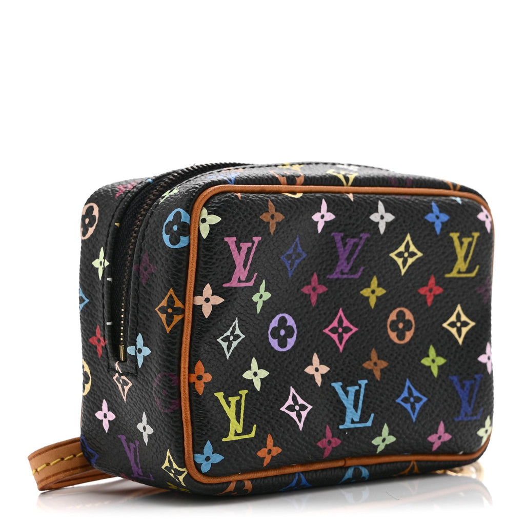 Louis Vuitton Monogram Multicolor Trousse Wapity Black